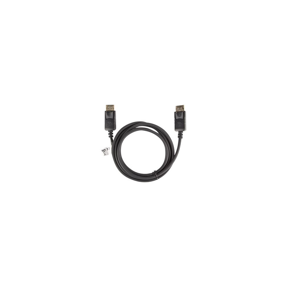 Lanberg DisplayPort M/M Cable 19 PIN V1.2, 1.8 m | CA-DPDP-10CC-0018-BK