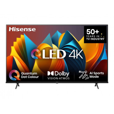 Hisense QLED Smart TV | 50E7NQ | 50" | Smart TV | VIDAA OS | UHD | Black