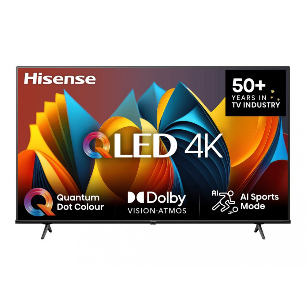 Hisense QLED Smart TV | 65E7NQ | 65" | Smart TV | VIDAA OS | UHD | Black