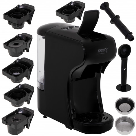 Camry Multi-capsule espresso machine | CR 4414bb | Pump pressure 19 bar | Capsule | 1450 W | Black