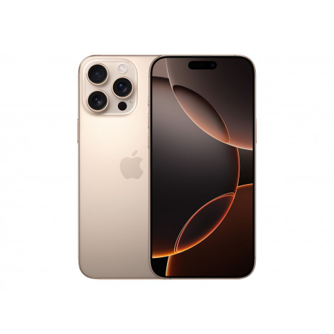 Apple iPhone 16 Pro | Desert Titanium | 6.3 " | Super Retina XDR with ProMotion | 2622 x 1206 pixels | A18 Pro | Internal RAM 8 