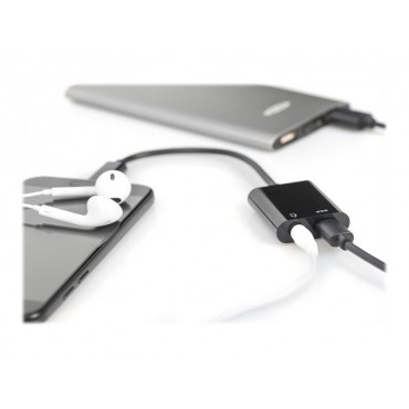 Digitus | USB Type-C adapter/Converter, Type-C to USB Type-C with 3.5mm stereo | AK-300400-002-S