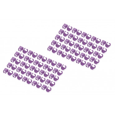 DIGITUS Color clips for Patch cable, Violet | Digitus