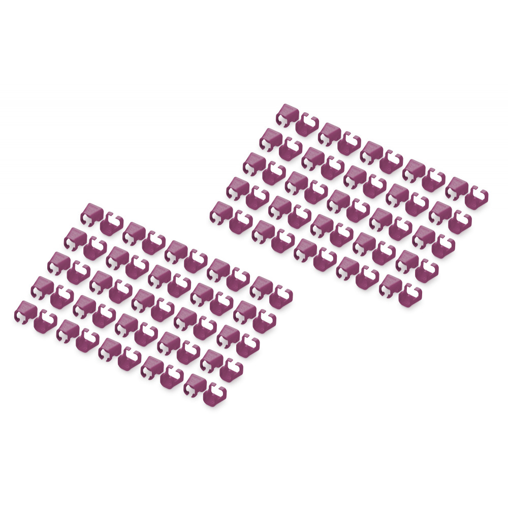 DIGITUS Color clips for Patch cable, Magenta | Digitus