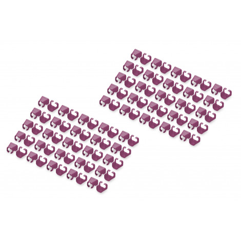 DIGITUS Color clips for Patch cable, Magenta | Digitus