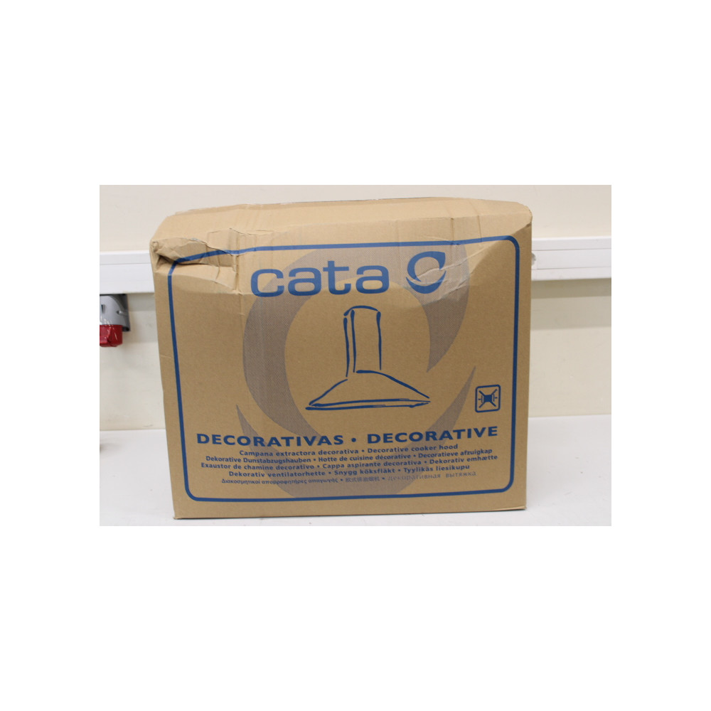 SALE OUT. CATA Hood OMEGA 600 WH /M Chimney, Energy efficiency class C, Width 60 cm, 645 m /h, Mechanical control, LED, White | 