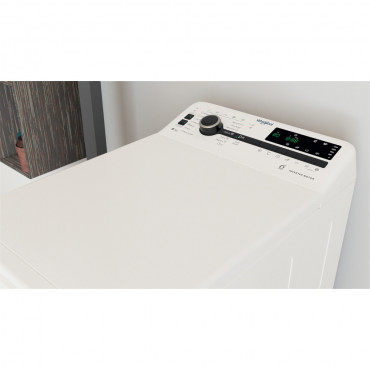 Whirlpool Washing Machine | TDLRB 6251BS EU | Energy efficiency class B | Top loading | Washing capacity 6 kg | 1200 RPM | Depth