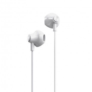 Energy Sistem Wired Earphones | EasyPods Type C | Built-in microphone | USB-C | Snow