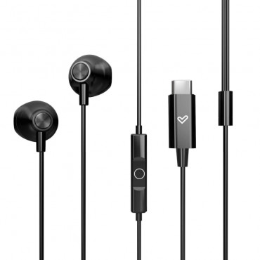 Energy Sistem Wired Earphones | EasyPods Type C | Built-in microphone | USB-C | Space