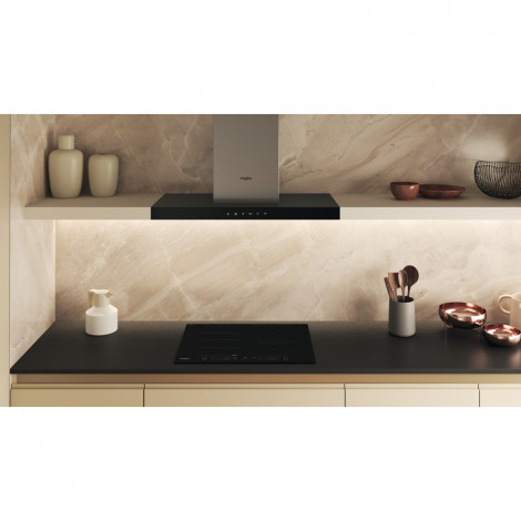 Whirlpool Hob | WF S4665 CPBF | Induction | Number of burners/cooking zones 4 | Electronic | Timer | Black