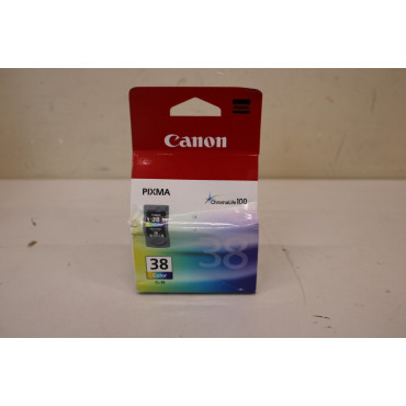 SALE OUT. Canon CL-38 Ink Cartridge Color | Canon CL-38 Tri-Colour | Ink Cartridge | Cyan, Magenta, Yellow | DAMAGED PACKAGING