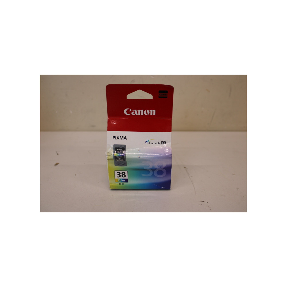 SALE OUT. Canon CL-38 Ink Cartridge Color | Canon CL-38 Tri-Colour | Ink Cartridge | Cyan, Magenta, Yellow | DAMAGED PACKAGING