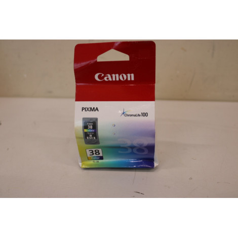 SALE OUT. Canon CL-38 Ink Cartridge Color | Canon CL-38 Tri-Colour | Ink Cartridge | Cyan, Magenta, Yellow | DAMAGED PACKAGING