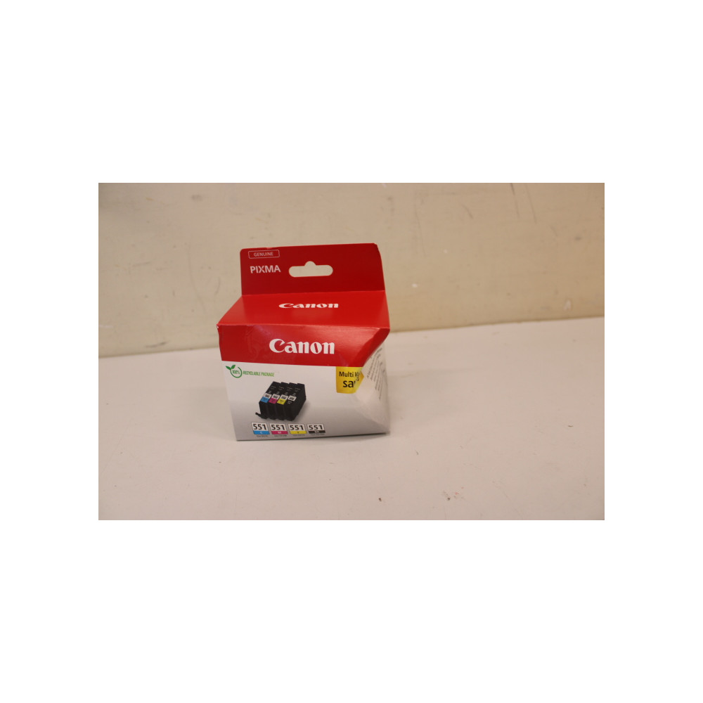 SALE OUT. Canon CLI-551 BK/C/M/Y Ink Cartridge Multipack | Canon Cartridges | CLI-551 BK/C/M/Y Multipack | Ink | Black, yellow, 