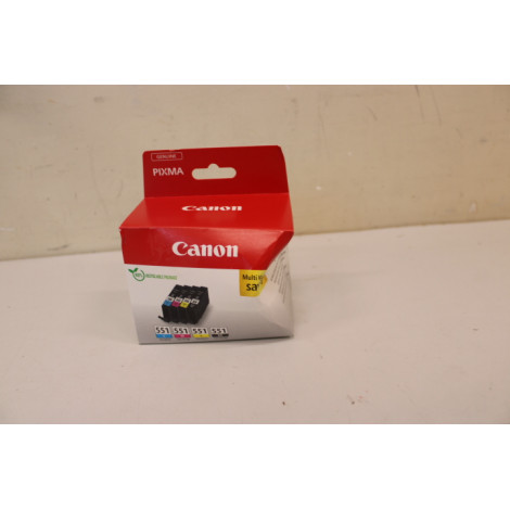 SALE OUT. Canon CLI-551 BK/C/M/Y Ink Cartridge Multipack | Canon Cartridges | CLI-551 BK/C/M/Y Multipack | Ink | Black, yellow, 