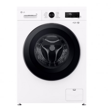 LG Washing Machine | F4X1008NWK | Energy efficiency class A | Front loading | Washing capacity 8 kg | 1350 RPM | Depth 56 cm | W