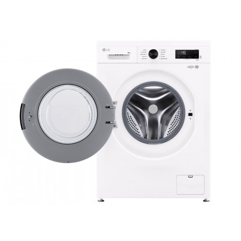 LG Washing Machine | F4X1008NWK | Energy efficiency class A | Front loading | Washing capacity 8 kg | 1350 RPM | Depth 56 cm | W