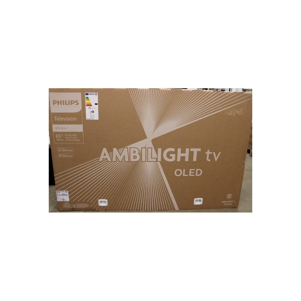 Philips | 4K Ambilight TV | 65OLED819/12 | 65 | Smart TV | Google TV | UHD | DAMAGED PACKAGING