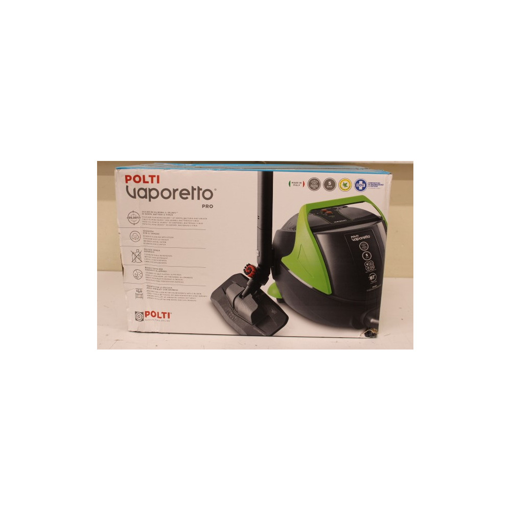 SALE OUT. Polti PTEU0280 Vaporetto Pro 95_Turbo Flexi Steam cleaner, Corded, 1100 W, Tank capacity 1.3 L, Working radius 8 m, Bl