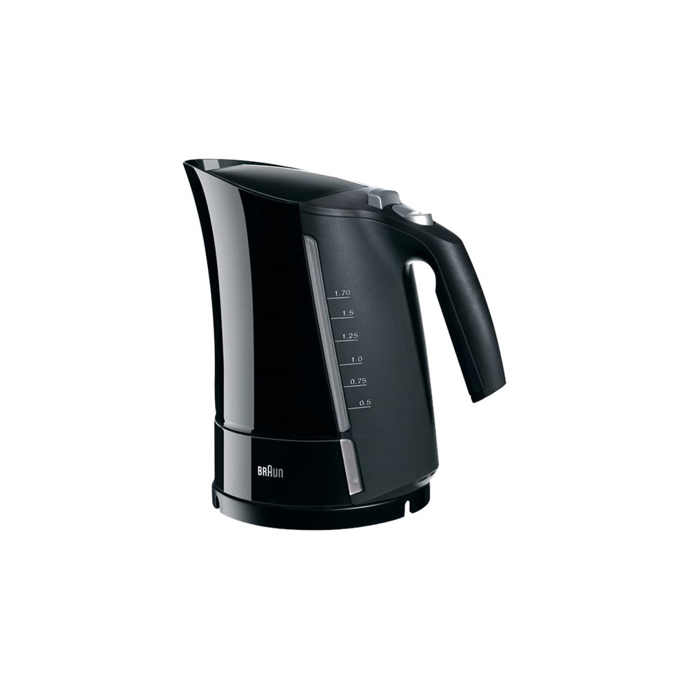 Braun | Kettle | WK500BK Multiquick 5 | Standard | 3000 W | 1.7 L | Plastic | 360 rotational base | Black