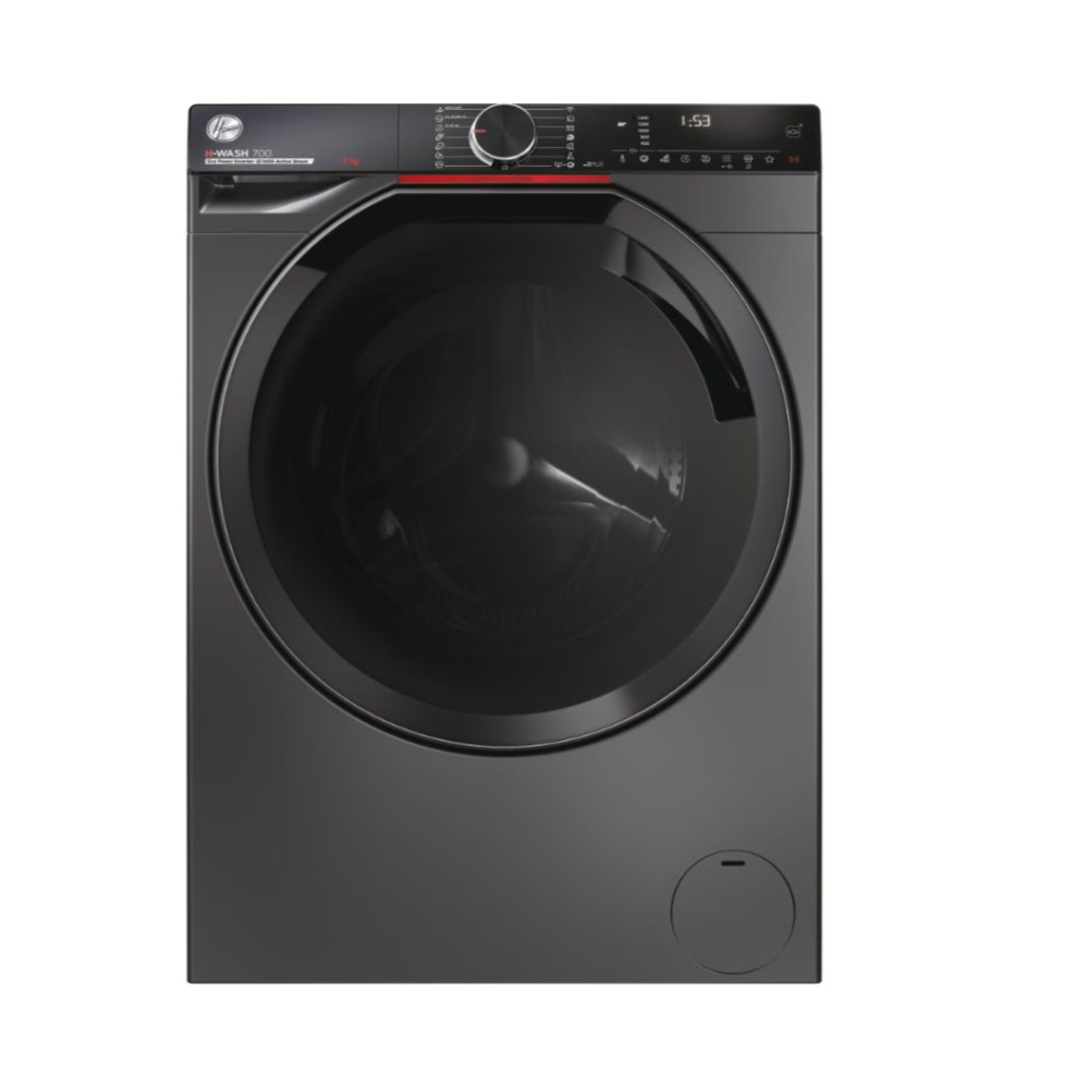 Hoover Washing Machine | H7W4 49MBCR-S | Energy efficiency class A | Front loading | Washing capacity 9 kg | 1400 RPM | Depth 51