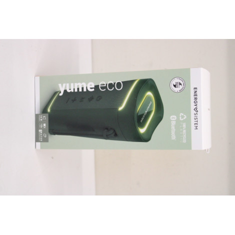 SALE OUT. Energy Sistem Yume ECO Bluetooth Speaker with RGB LED Lights, Green | Energy Sistem | Speaker with RGB LED Lights | Yu