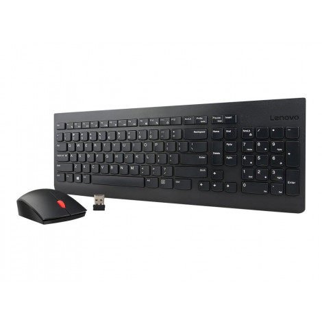 Lenovo | Essential | Essential Wireless Keyboard and Mouse Combo - US English with Euro symbol | Keyboard and Mouse Set | Wirele