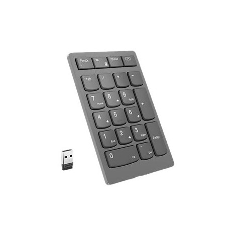 Lenovo | Go Wireless Numeric Keypad | Numeric Keypad | Wireless | N/A | Storm Grey