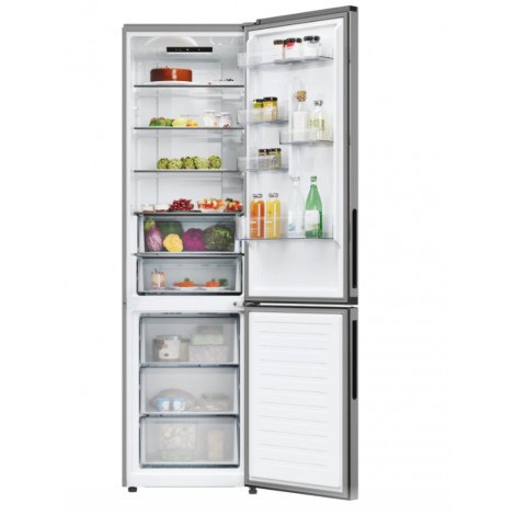 Candy Refrigerator | CNCQ2T620EX | Energy efficiency class E | Free standing | Combi | Height 205 cm | No Frost system | Fridge 