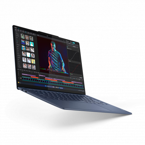 Lenovo Yoga Slim 7 14Q8X9 | Cosmic Blue | 14.5 " | OLED | Touchscreen | 3K | 2944 x 1840 pixels | Glossy | Snapdragon X Elite | 