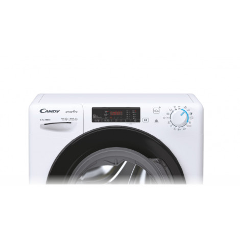 Candy Washing Machine with Dryer | CSHW4645TWB3/1-S | Energy efficiency class C/E | Front loading | Washing capacity 6 kg | 1400