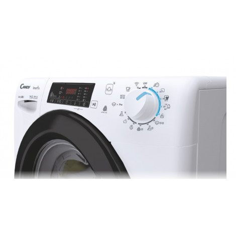 Candy Washing Machine with Dryer | CSHW4645TWB3/1-S | Energy efficiency class C/E | Front loading | Washing capacity 6 kg | 1400