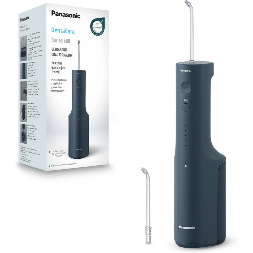 Panasonic Oral Irrigator | EW-DJ66-A303 | 200 ml | Number of heads 2 | Black