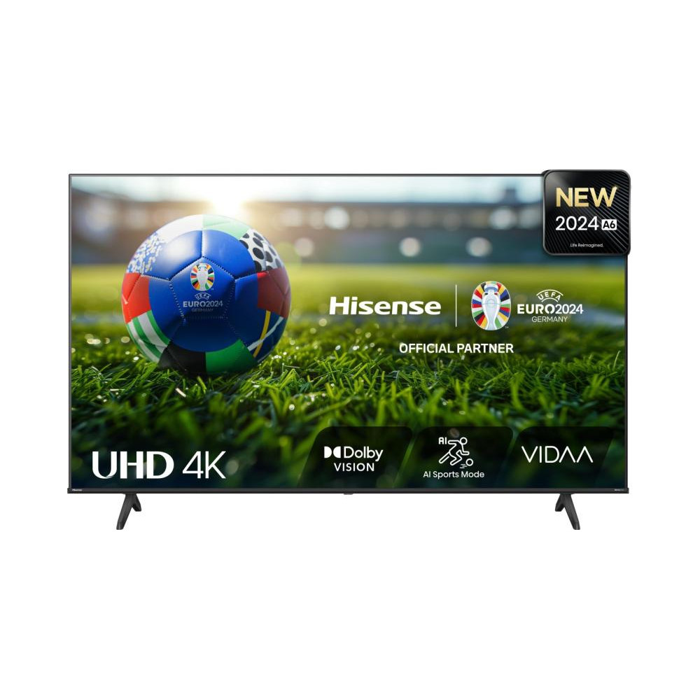 Hisense UHD Smart TV | 43A6N | 43" | Smart TV | VIDAA OS | UHD | Black