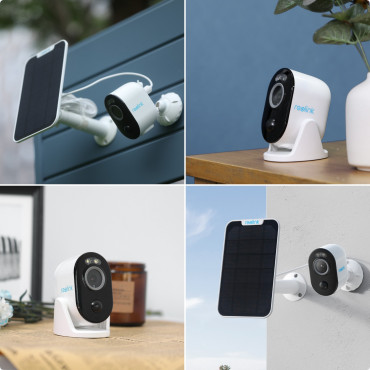 Reolink | Wi-Fi Security Camera with Motion Spotlight and Solar Panel | Argus Series B330 | Bullet | 4 MP | Fixed lens | IP65 | 