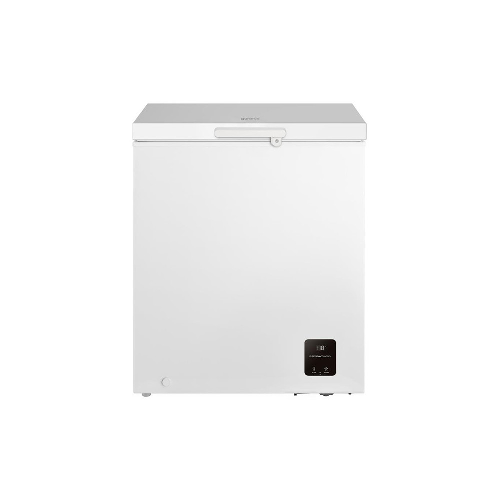 Gorenje | Freezer | FH14EAW | Energy efficiency class E | Chest | Free standing | Height 85.4 cm | Total net capacity 142 L | Wh