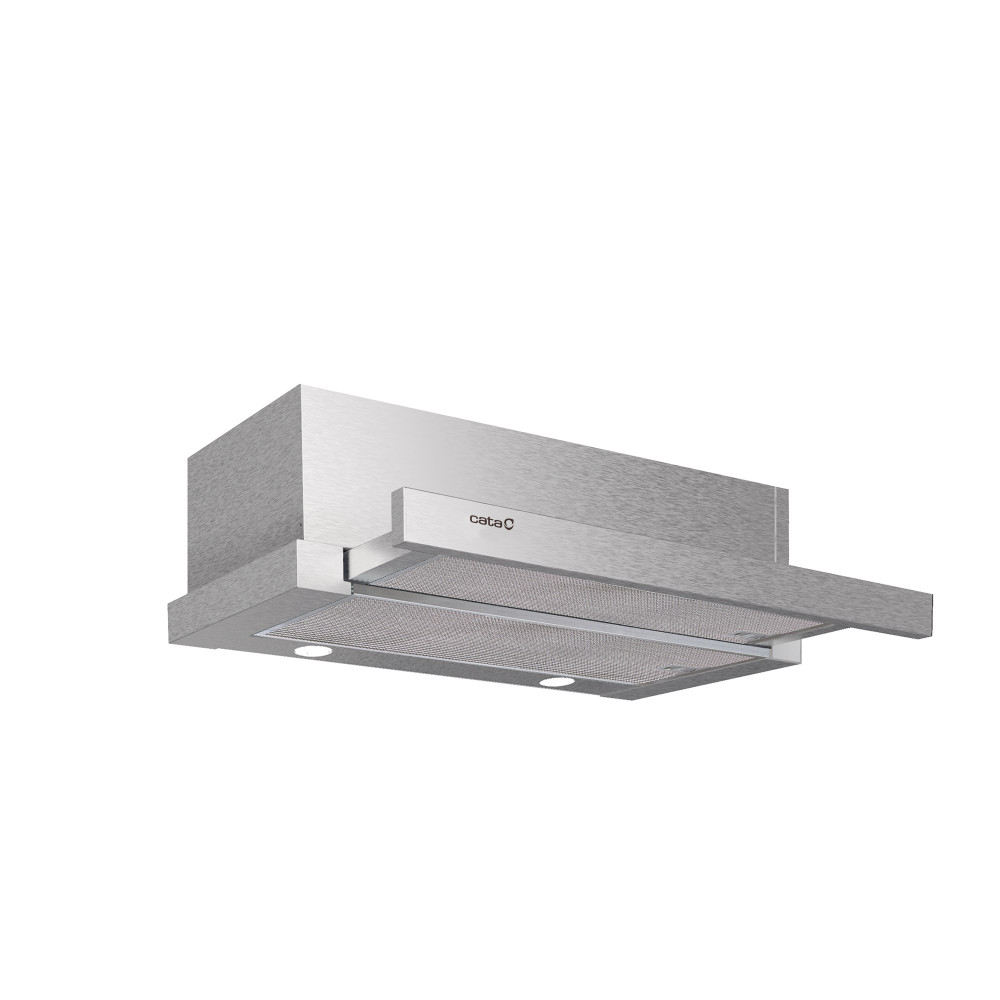 CATA Hood | EXTENDER 600 | Telescopic | Energy efficiency class C | Width 60 cm | 390 m /h | Mechanical | ECOLED | Stainless Ste