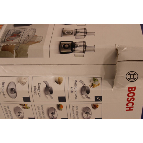 SALE OUT. Bosch MCM3110W Food processor, 800W, Bowl capacity: 2.3L, 2 speed settings, White/Grey | Bosch | Kitchen machine Multi