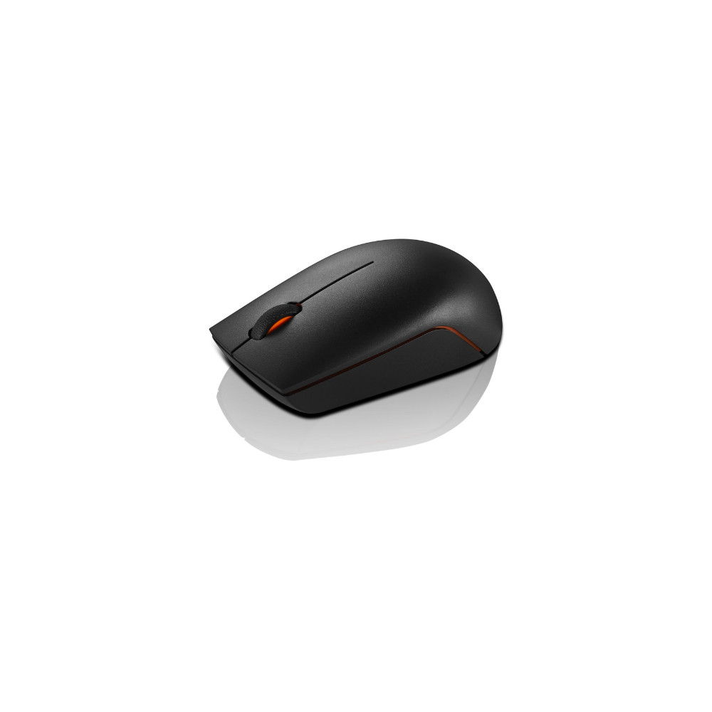 Lenovo | Wireless Compact Mouse | 300 | Optical Mouse | 2.4 GHz Wireless via Nano USB | Black | 1 year(s)