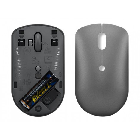 Lenovo | Wireless Compact Mouse | 540 | Red optical sensor | Wireless | 2.4G Wireless via USB-C receiver | Storm Grey | 1 year(s