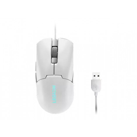 Lenovo | RGB Gaming Mouse | Legion M300s | Gaming Mouse | Wired via USB 2.0 | Glacier White