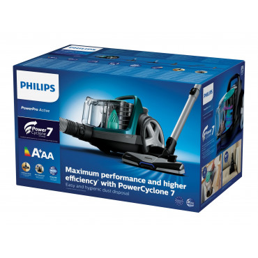 Philips | Vacuum cleaner | FC9555/09 | Bagless | Power 900 W | Dust capacity 1.5 L | Green