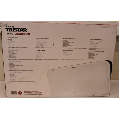 SALE OUT. Tristar KA-5813 Convector heater, White | Tristar | KA-5813 | Convector Heater | 2000 W | Number of power levels 2 | S