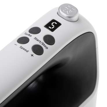 Adler Hand Mixer | AD 4229 | Hand Mixer | 600 W | Number of speeds 9 | Turbo mode | Black/White