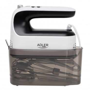 Adler Hand Mixer | AD 4229 | Hand Mixer | 600 W | Number of speeds 9 | Turbo mode | Black/White