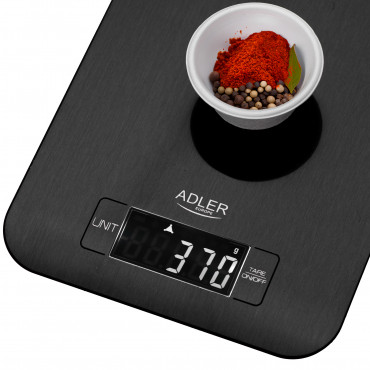 Adler Kitchen Scale | AD 3183b | Graduation 1 g | Black