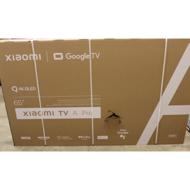 Xiaomi | QLED TV A Pro 2025 | 65'' | Smart TV | Google TV | 4K UHD | Black | DAMAGED PACKAGING, REFURBISHED