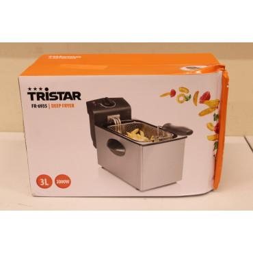 SALE OUT. Tristar FR-6935 Deep fryer, Black/Stainless Steel | Tristar | Deep Fryer | FR-6935 | Power 2000 W | Capacity 3 L | DAM