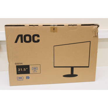 SALE OUT. AOC Q32V4 31.5" IPS/16:9/2560x1440/250cdm2/4ms/ HDMI DP | AOC | Monitor | Q32V4 | 31.5 " | IPS | QHD | 16:9 | 75 Hz | 