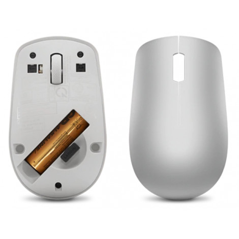 Lenovo | Wireless Mouse | 530 | Optical Mouse | 2.4 GHz Wireless via Nano USB | Platinum Grey | 1 year(s)